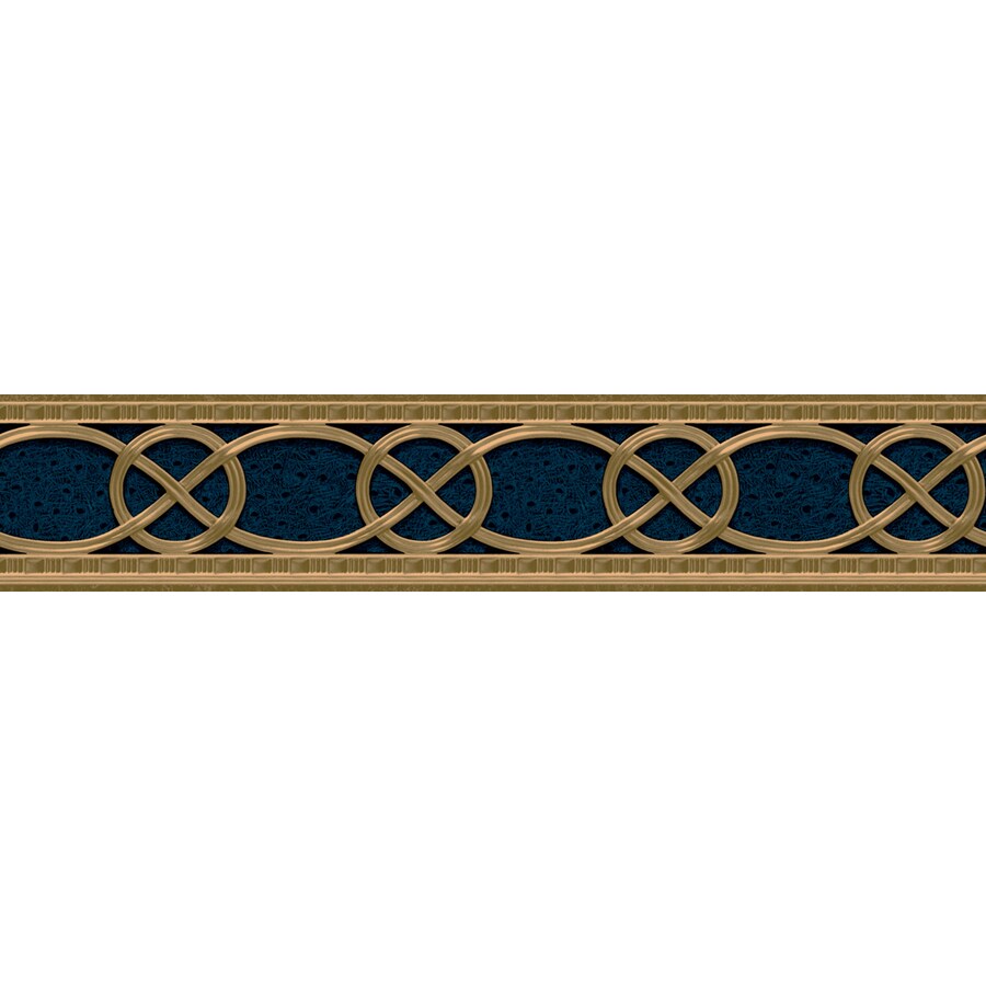 Allen Roth 4 1 8 Marine Clical Braid Prepasted Wallpaper Allen Roth 4 1 8 Marine Clical Braid Prepasted Wallpaper Border