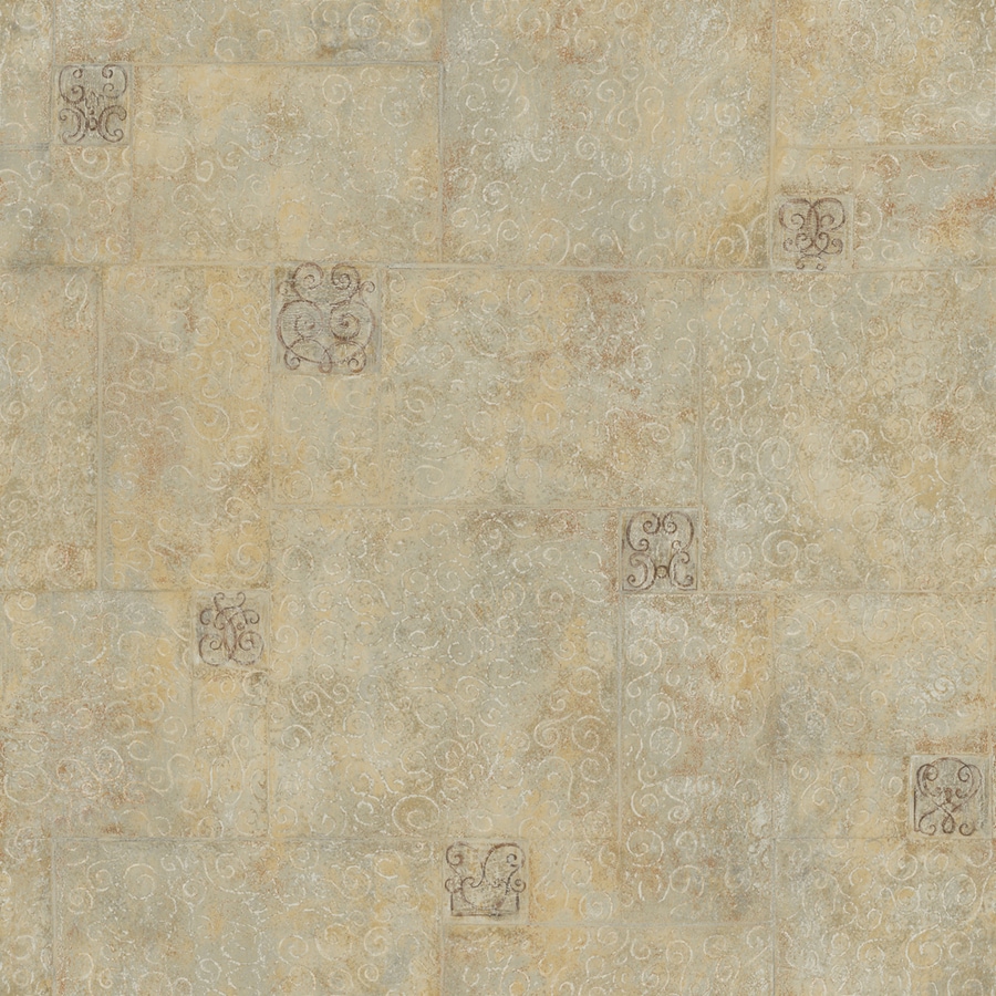 allen + roth LW1340697 Brown Strippable Non-Woven Paper Prepasted Classic Wallpaper