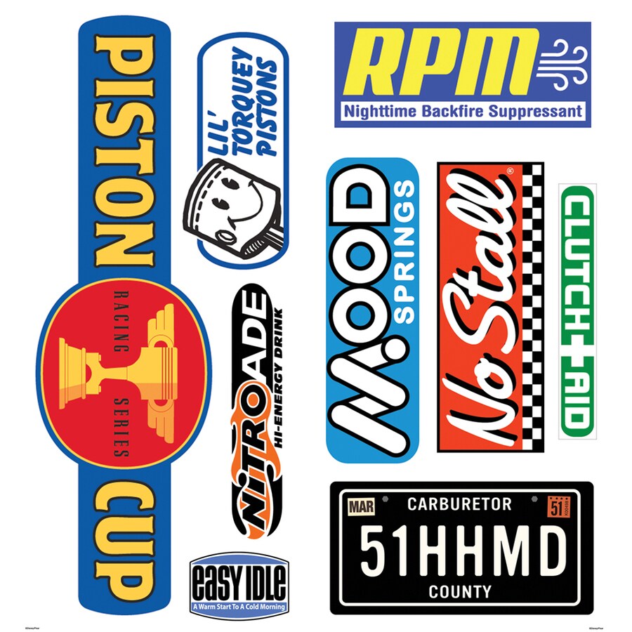 Disney LW1341687 Cars Giant Sign Appliques