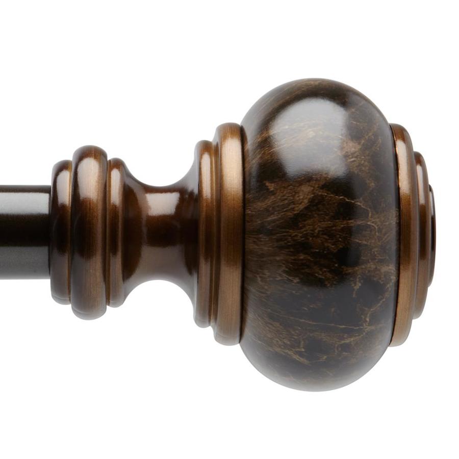 Umbra Marbello 88 In To 120 Bronze Steel Curtain Rod Set At Com Umbra Marbello 88 In To 120 Bronze Steel Curtain Rod Set