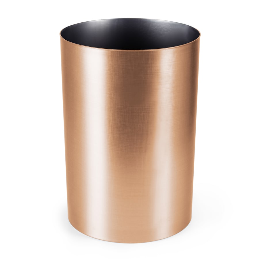 Shop Umbra CAN 18Liter Copper Plastic Trash Can at Lowes.com