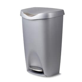 Trash Cans At Lowes Umbra Can 50 Liter Nickel Plastic Trash With Lid