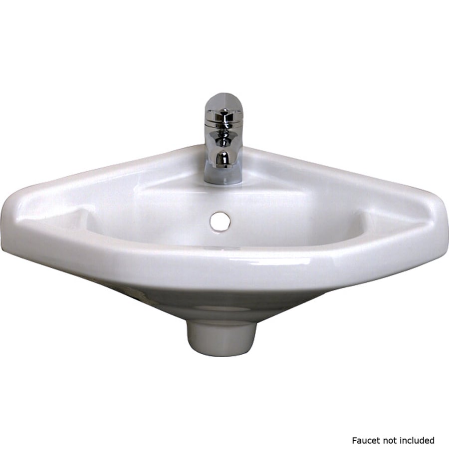 Shop Barclay White WallMount Oval Bathroom Sink with