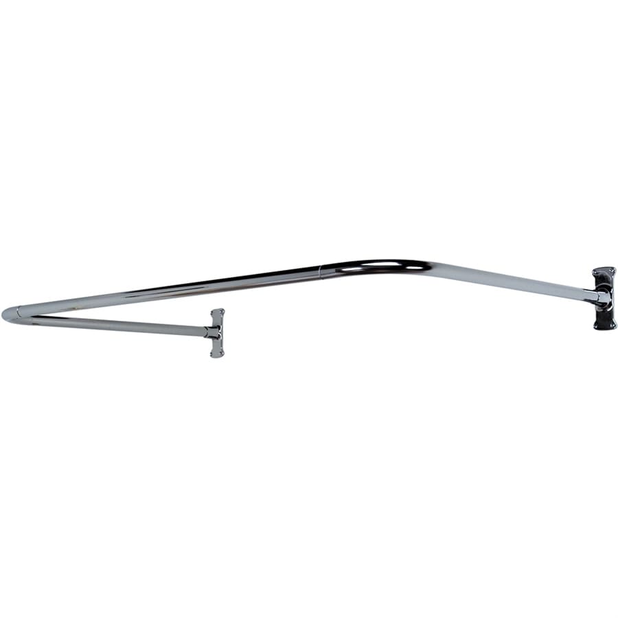 Barclay 60 0 In Polished Chrome U Shaped Fixed Shower Rod At Barclay 60 0 In Polished Chrome U Shaped Fixed Shower Rod