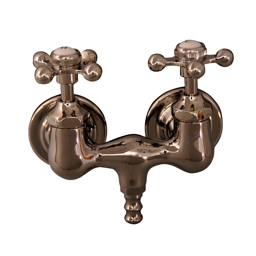 Barclay Polished Nickel 2 Handle Wall Mount Bathtub Faucet At Lowes Com