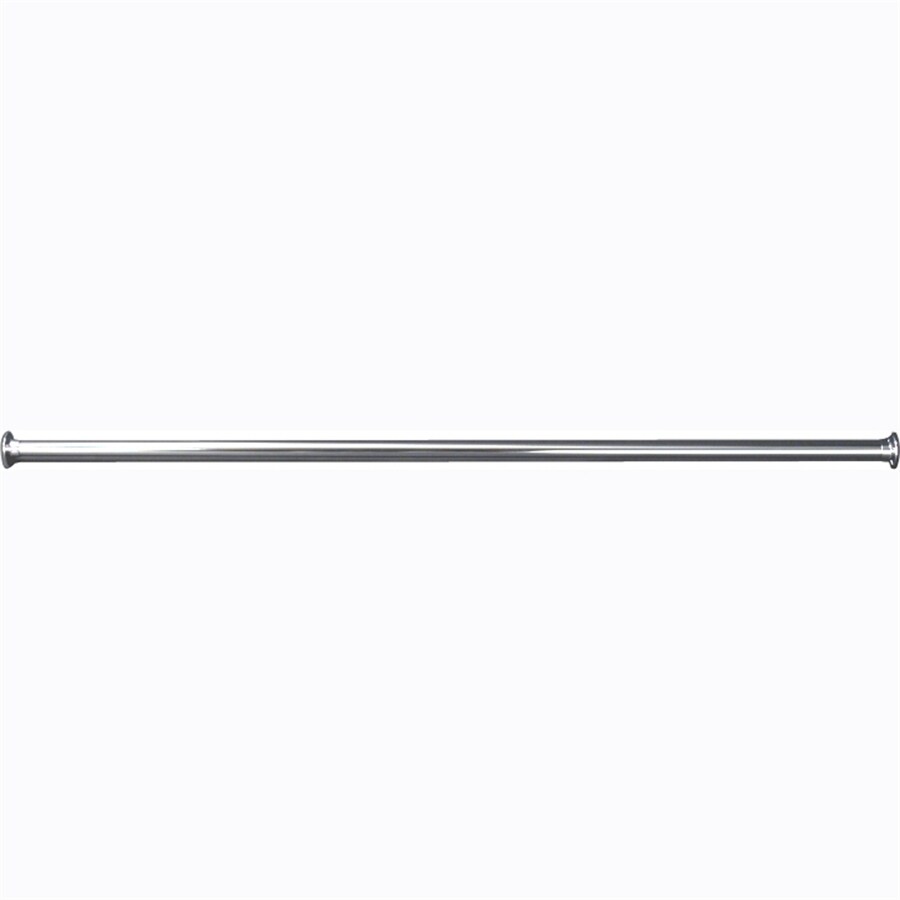 Polished Nickel Single Straight Shower Curtain Rod