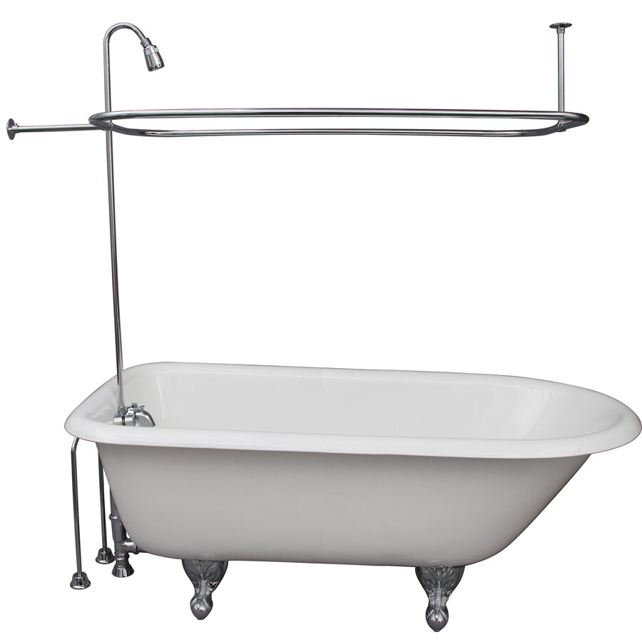 Barclay 30.5-in x 68-in Cast Iron Oval (Back Center Drain) at Lowes.com