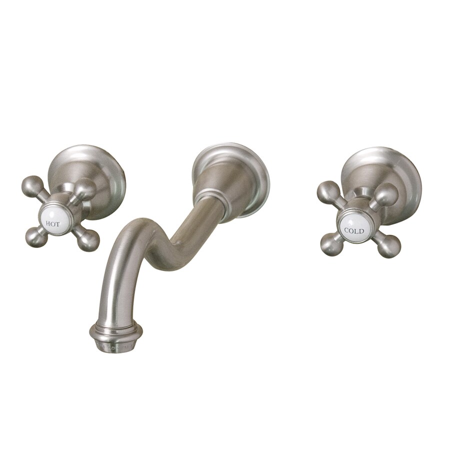 Barclay Henley Brushed Nickel Widespread 2Handle Bathroom Sink Faucet