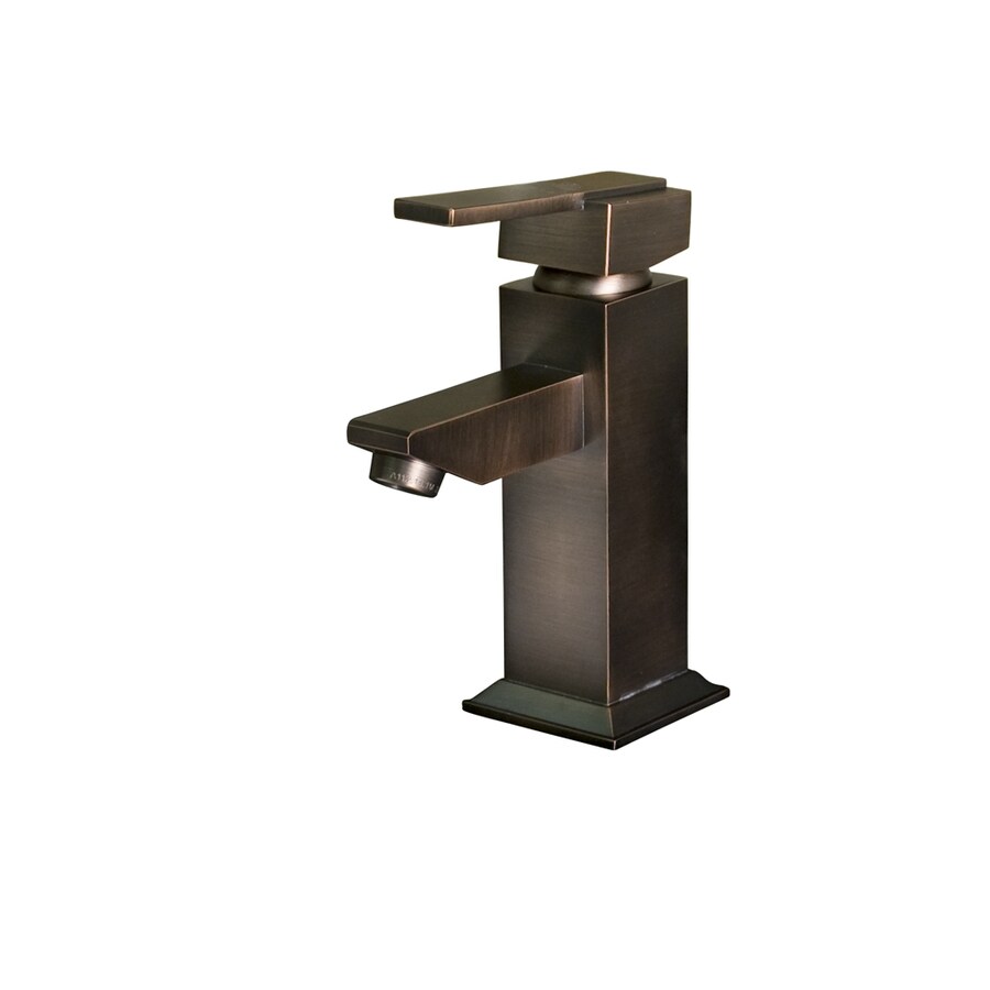 Barclay I1216-ORB Fulton Oil-rubbed bronze Single hole 1-handle Bathroom Sink Faucet with Drain