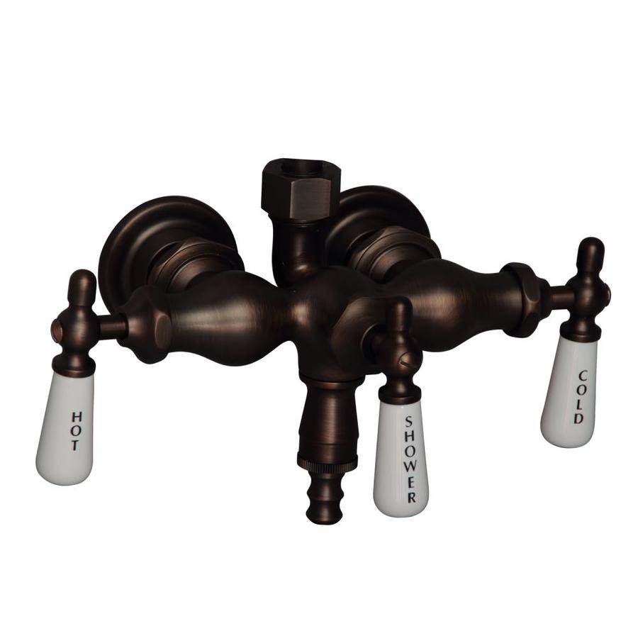 Barclay Oil Rubbed Bronze 3 Handle Bathtub And Shower Faucet With