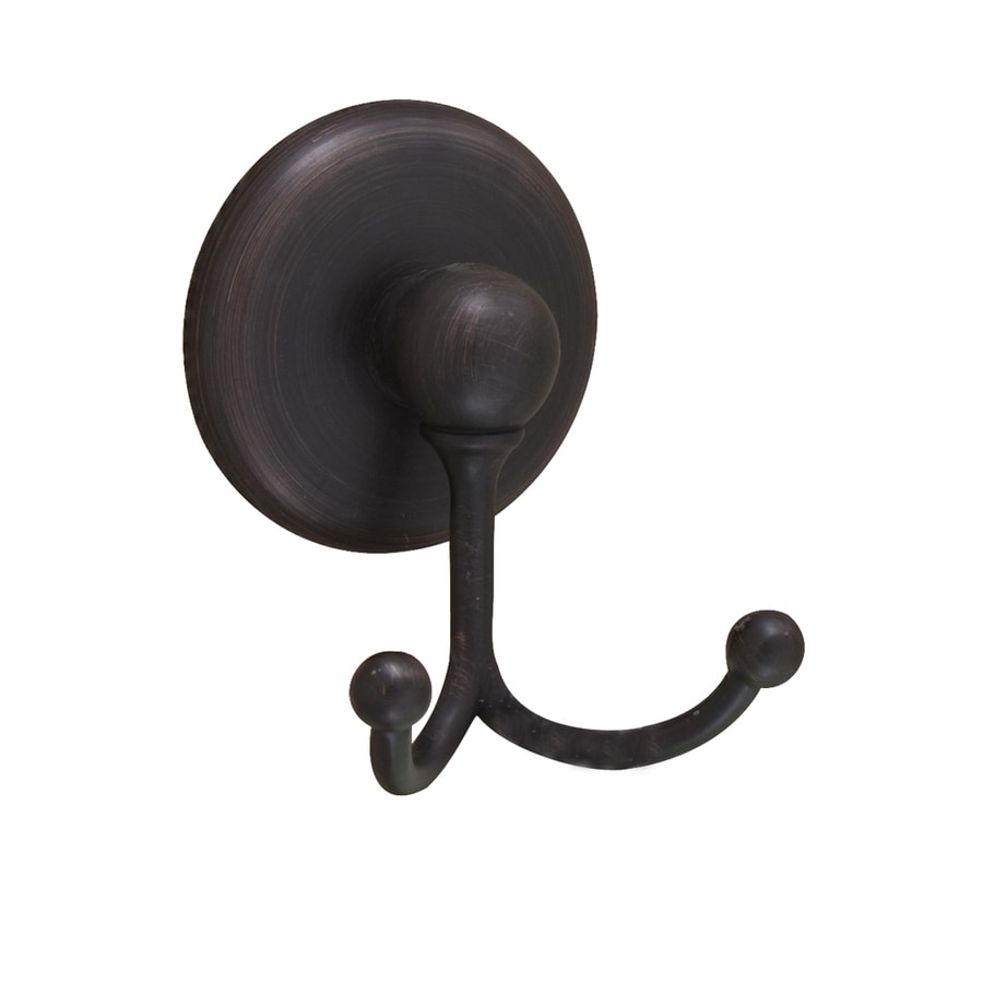 Barclay Cincinnati 2-Hook Oil Rubbed Bronze Towel Hook at Lowes.com