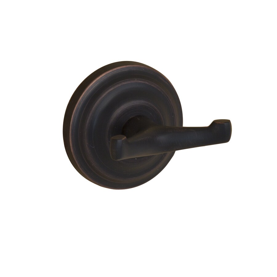 Barclay Macedonia 2Hook Oil Rubbed Bronze Towel Hook at