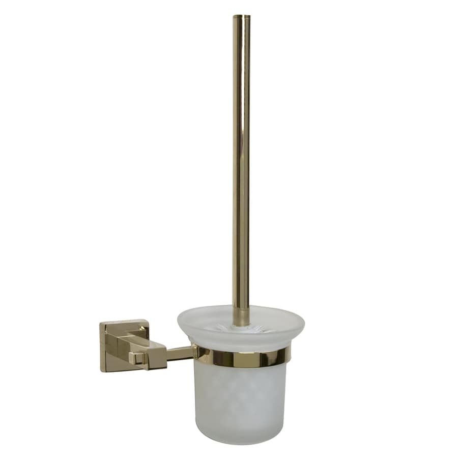 Barclay Jordyn Polished Brass Toilet Brush Holder at