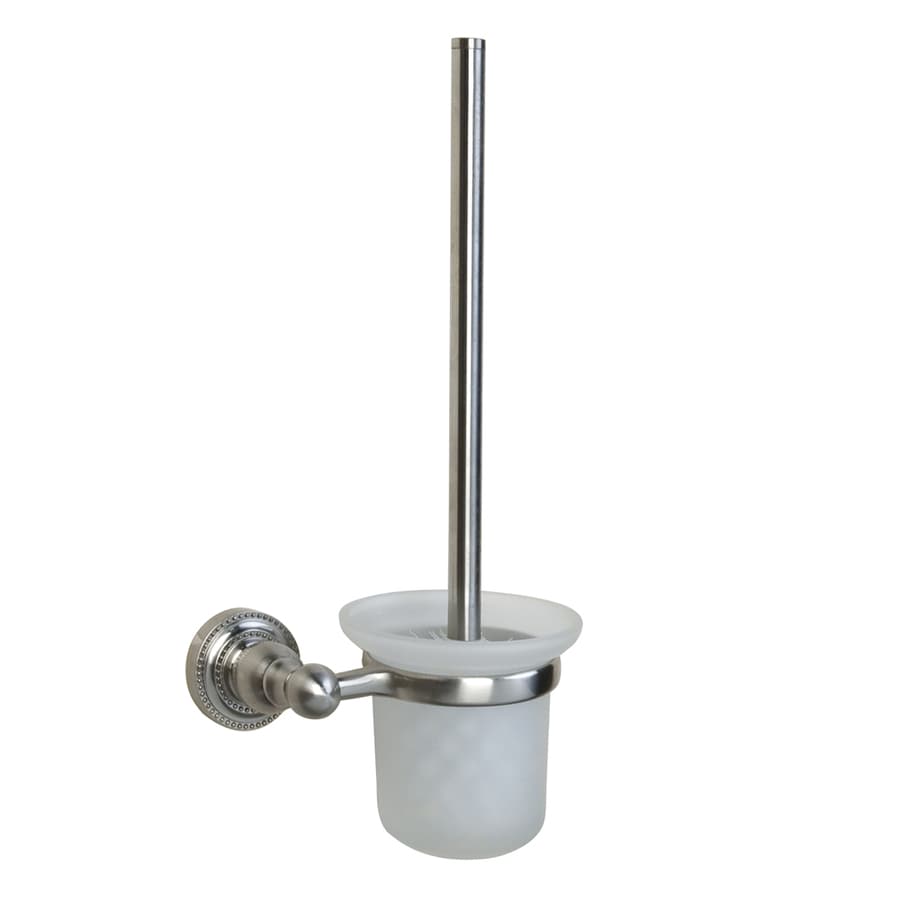 Barclay Nevelyn Brushed Nickel Brass Toilet Brush Holder At