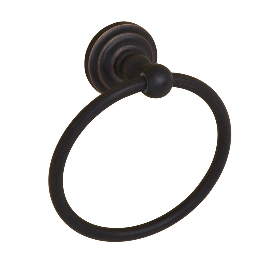 Barclay Macedonia Oil Rubbed Bronze Wall Mount Towel Ring at