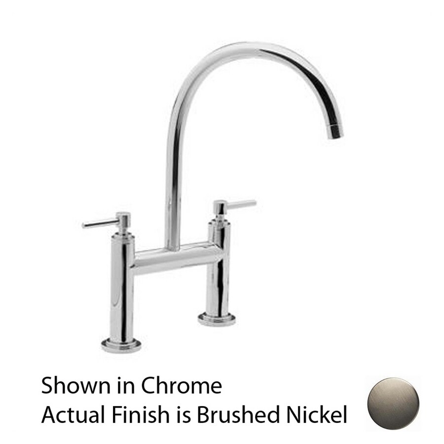 Barclay City Brushed Nickel 2Handle Bathroom Faucet (Drain Included