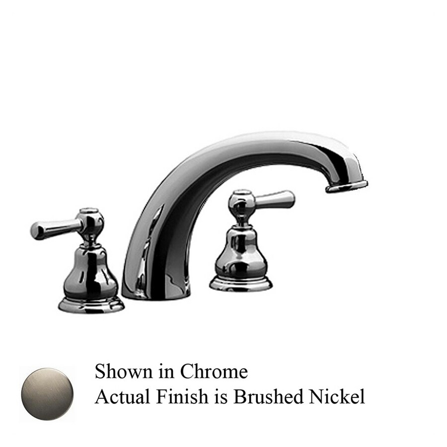 Barclay Denisse Nickel 2Handle Bathtub Faucet with Handheld Diverter