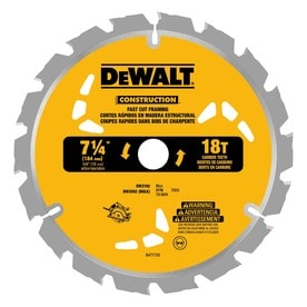 DEWALT Construction 7-1/4-in 18-Tooth Segmented Carbide