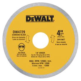 UPC 028874047297 product image for DEWALT 4-in Wet or Dry Continuous Circular Saw Blade | upcitemdb.com