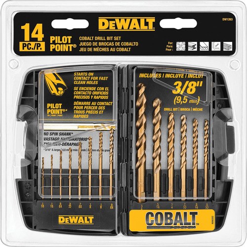 DEWALT 14-Piece x Cobalt Twist Drill Bit Set at Lowes.com