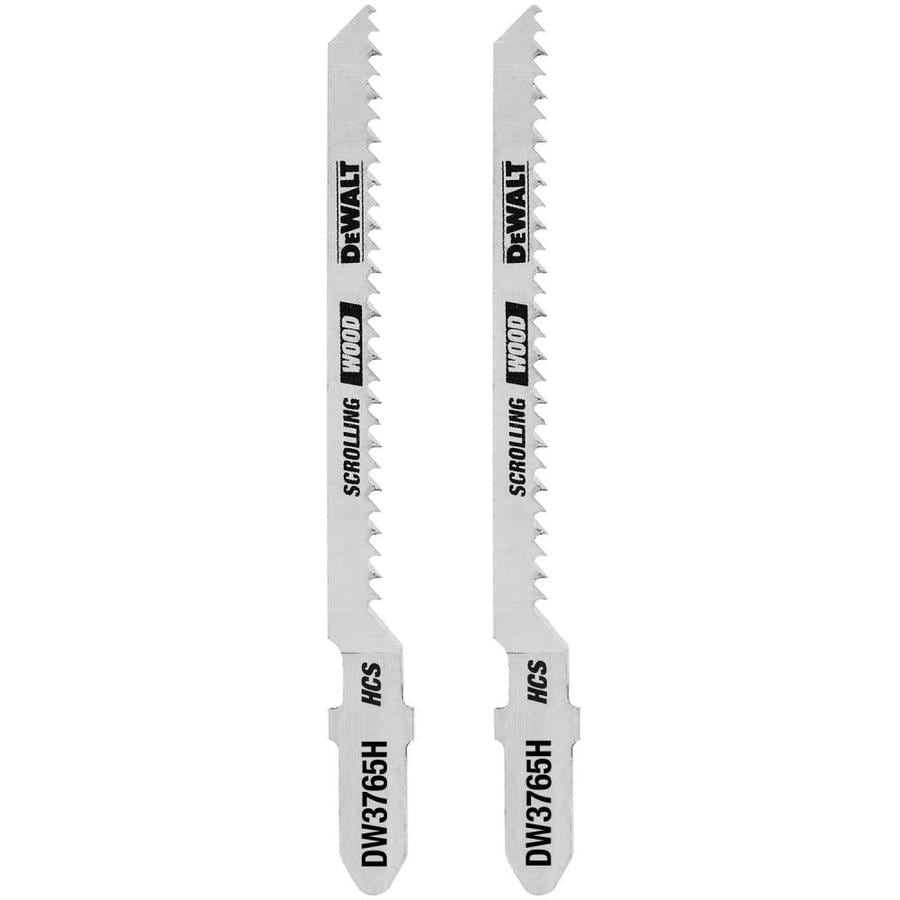 Shop DEWALT 2-Pack 3-in T-Shank High-Carbon Steel Jigsaw Blade At Lowes.com