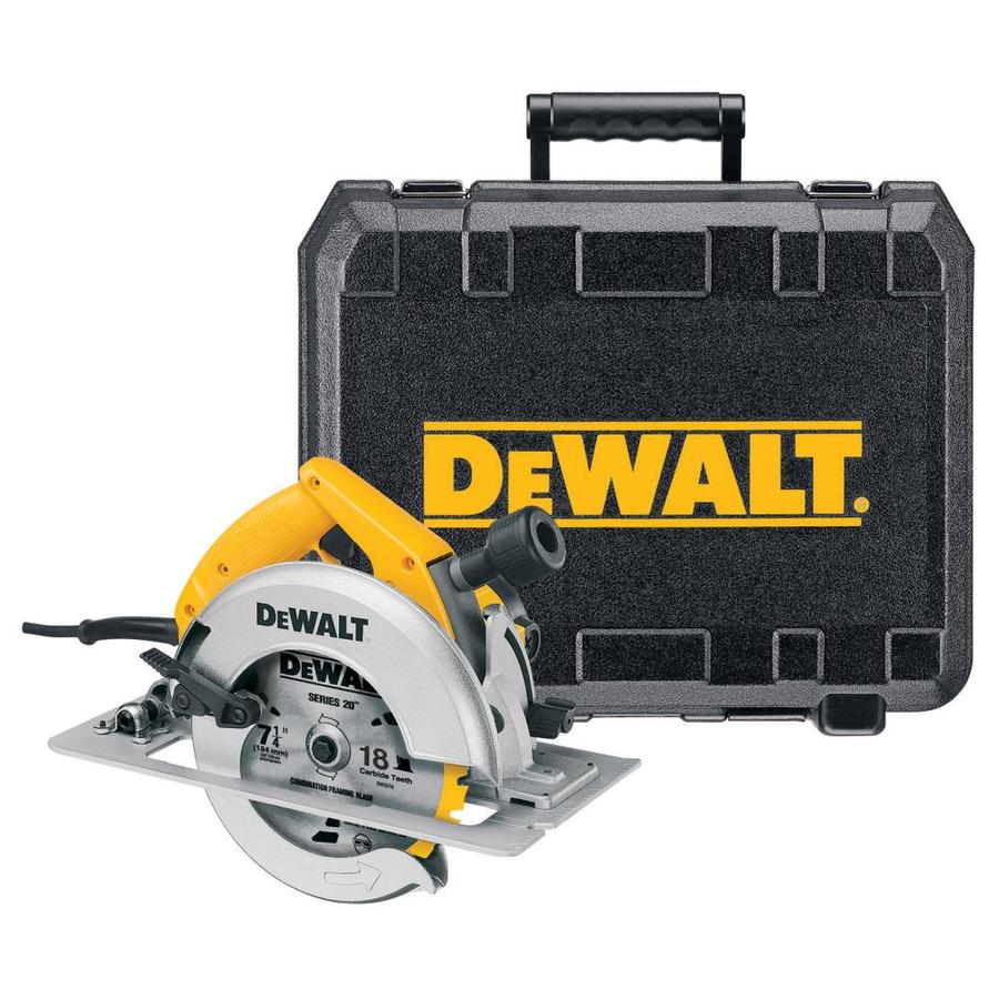 Dewalt 15 Amp 7 14 In Corded Circular Saw With Brake And Magnesium Shoe In The Circular Saws 0789