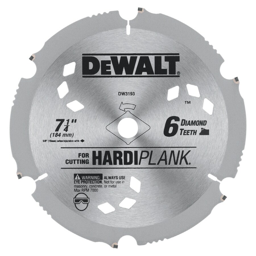 DEWALT DW3193 7-1/4-in Diamond