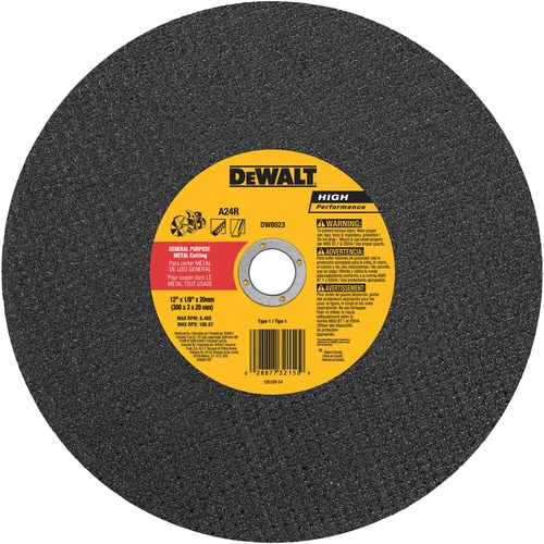 DEWALT 12in Continuous HighPerformance Aluminum Oxide Miter Saw Blade