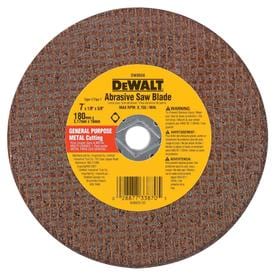 7u0022X1/8u0022 RED CERAMIC ABRASIVE SAW BLADE