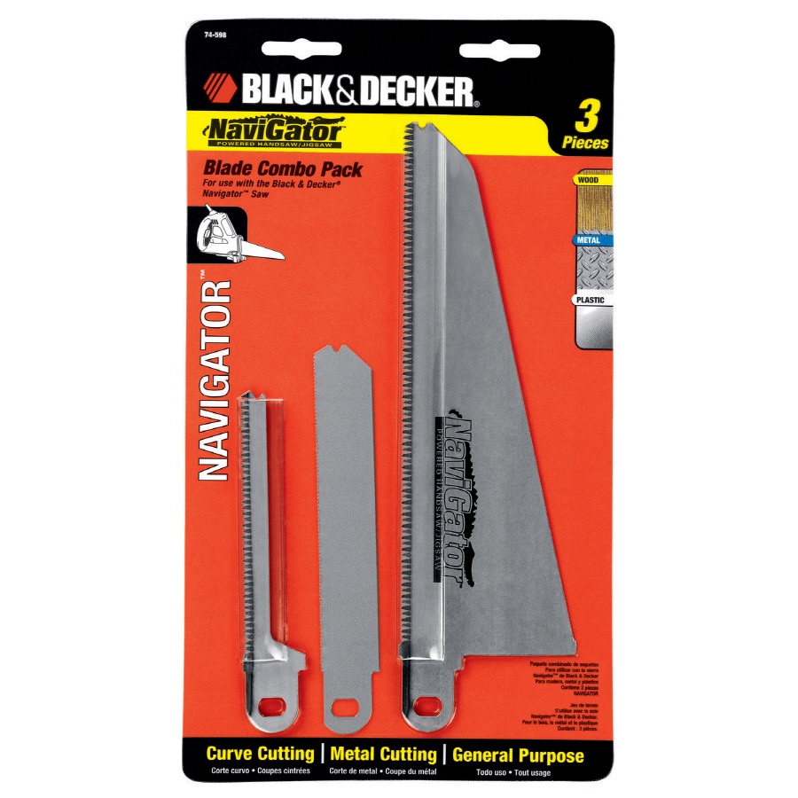 Black+Decker 3 piece Reciprocating saw blade X29991-XJ