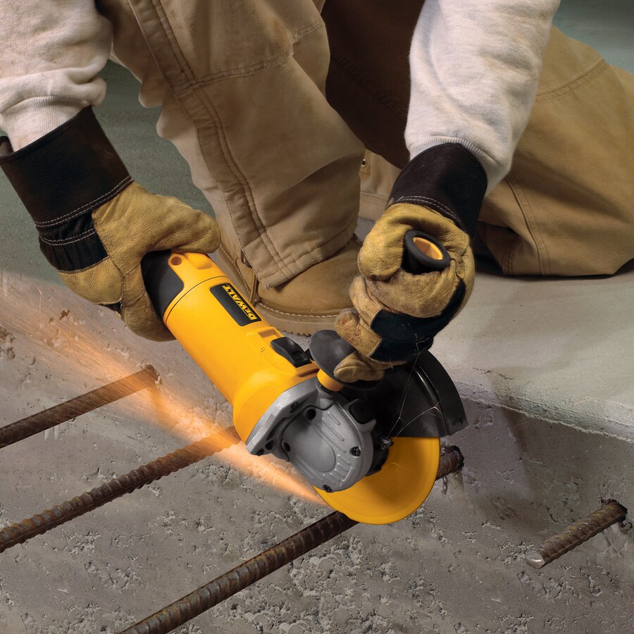 DEWALT 5-in 13-Amp Sliding Switch Corded Angle Grinder In The Angle ...