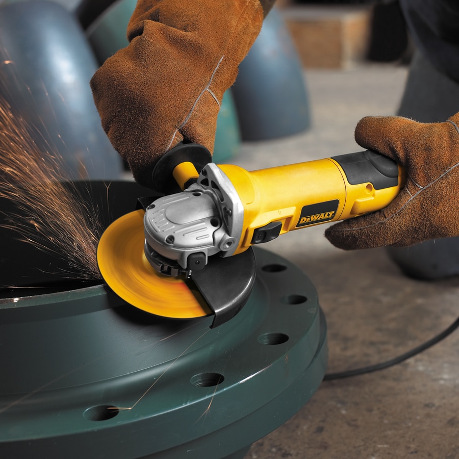 DEWALT 6-in 13-Amp Sliding Switch Corded Angle Grinder at Lowes.com