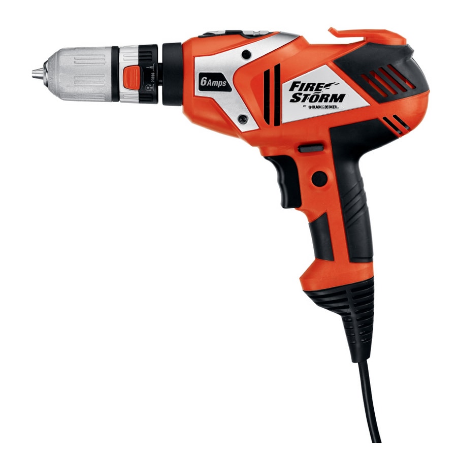 Firestorm 3/8 6-Amp Variable Speed Corded Drill at