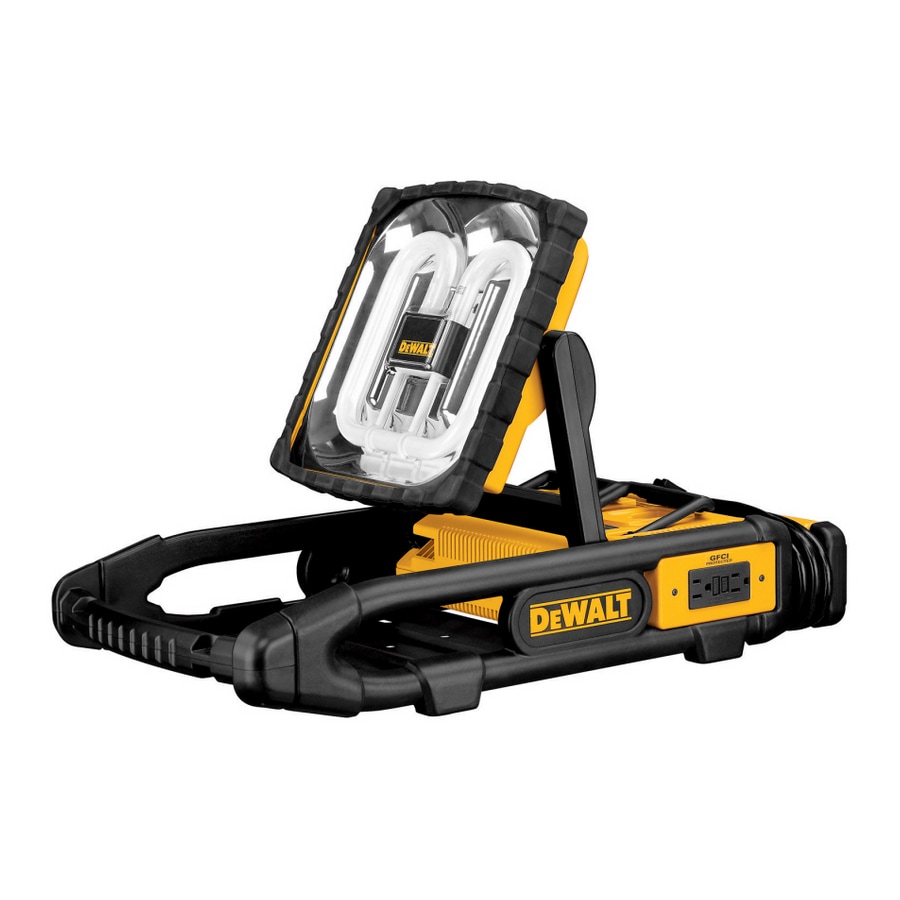 satellit Troubled lække DEWALT Cordless/Corded Worklight/Dual Port Charger With GFCI Protection in  the Power Tool Battery Chargers department at Lowes.com