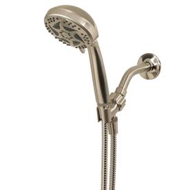 Jacuzzi Theraspin Brushed Nickel 6-Spray Handheld Shower