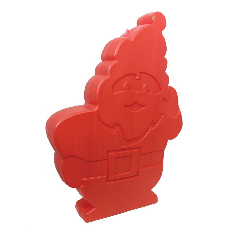  LW-C3588DC Holiday Time 2.37-in Santa Sculpture with White LED Lights