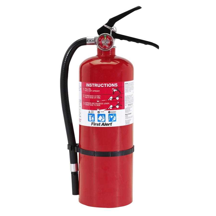 First Alert 5 lb Premium Rechargeable Fire Extinguisher at