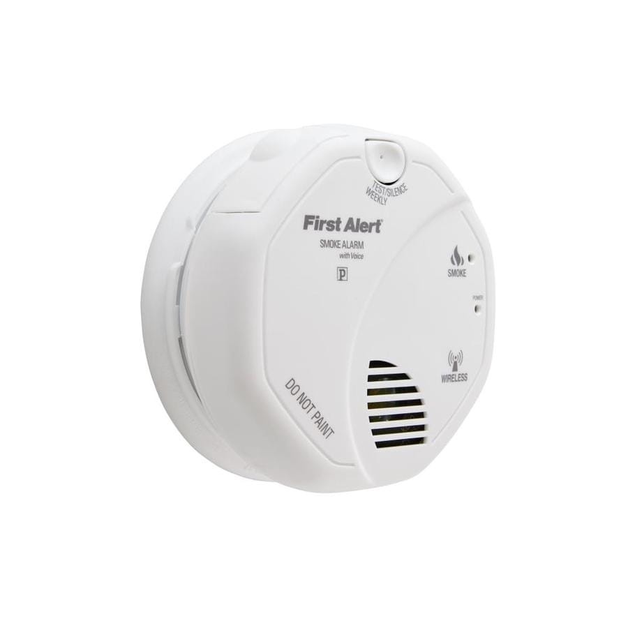 Wireless smoke detectors that communicate with each other