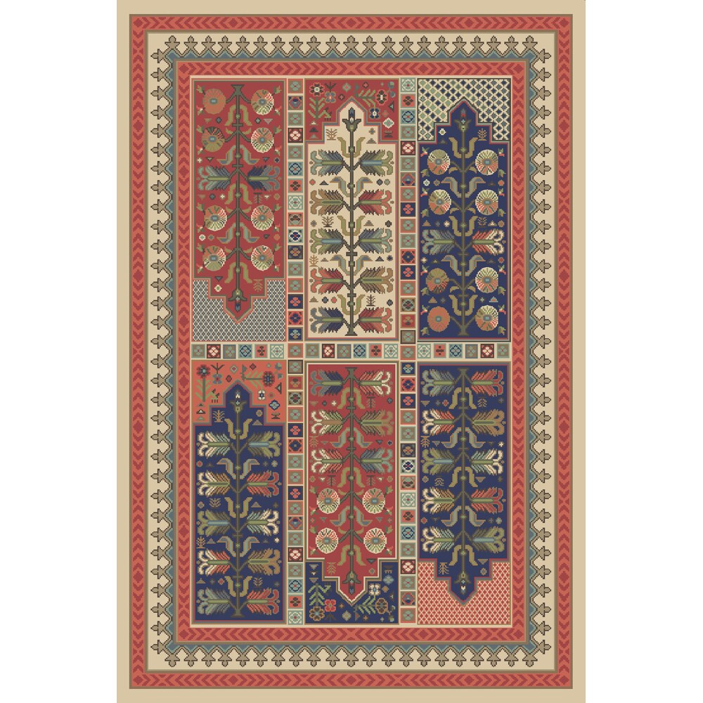Beaulieu of America 4 x 6 Quinlan Shearling Woven Rug in the Rugs ...