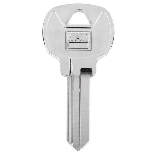 HyKo Products Silver Standard Brass Key Blank in the Key Blanks
