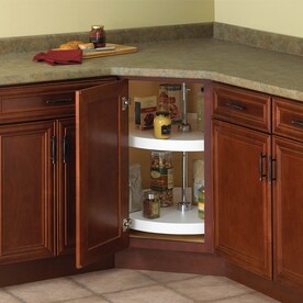 Lazy Susans At Lowes Knape Vogt 2 Tier Plastic Full Circle Cabinet Lazy Susan