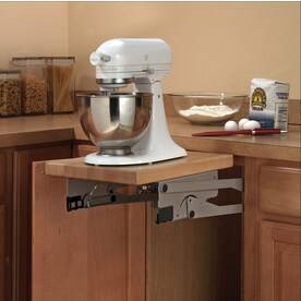 Cabinet Organizers At Lowes Com Knape Vogt 2 5 In W X 13 Pull Out Metal Lift Shelf