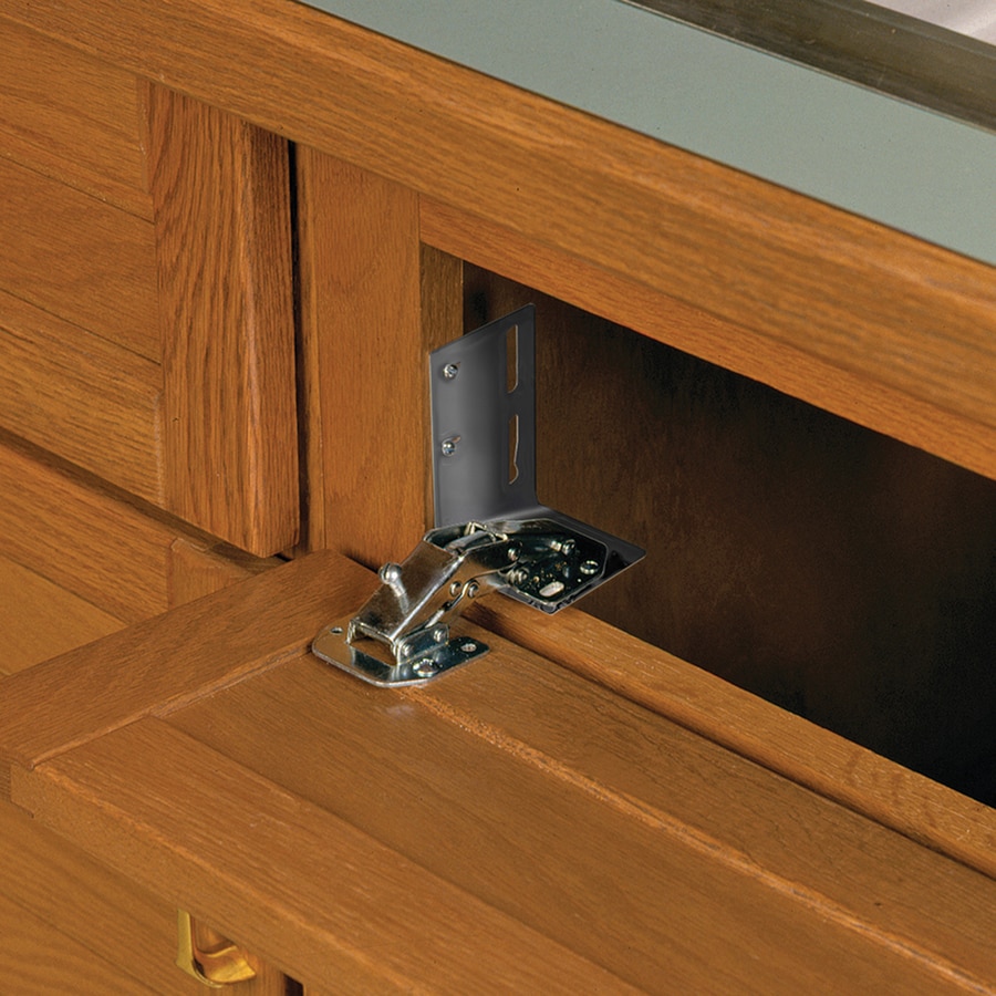 Knape & Vogt 3.75-in W x 2.875-in Pull Out Metal Cabinet Door Mounting ...