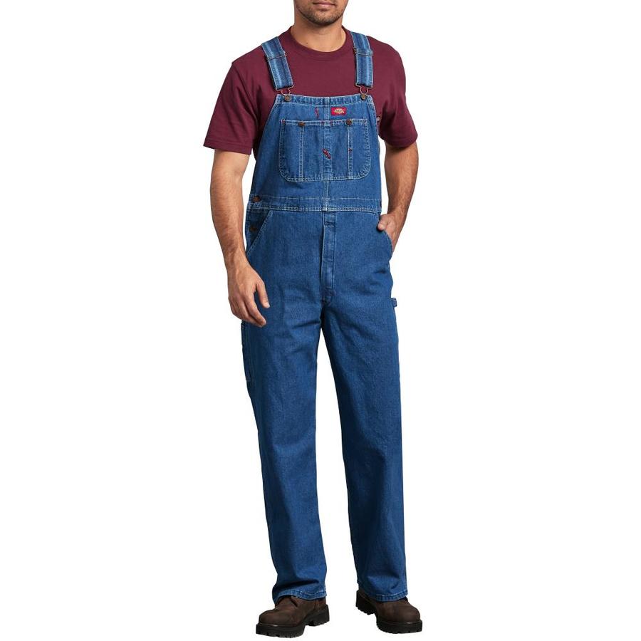 Dickies Stonewashed Indigo Blue Men's 42 x 30 Denim Overall in the ...