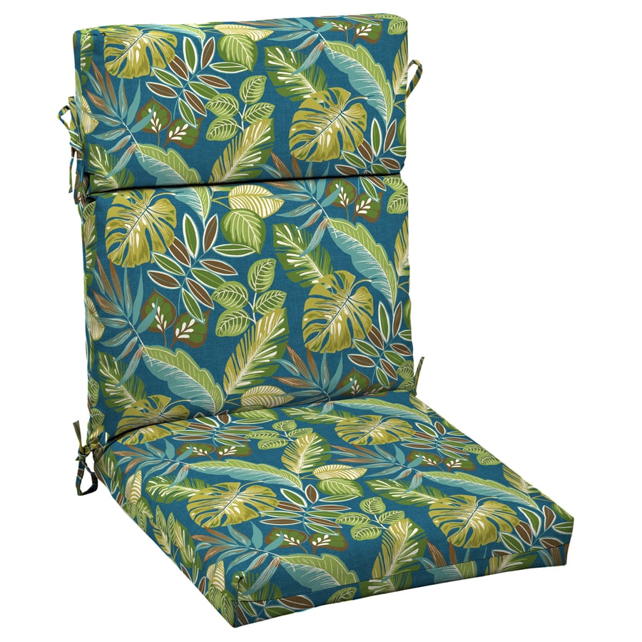 Garden Treasures Merrill Botanical Patio Chair Cushion at Lowes.com