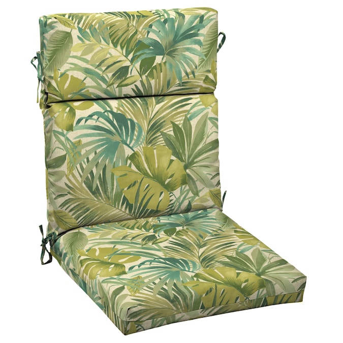 Garden Treasures Sugar Leaf Patio Chair Cushion in the Patio Furniture