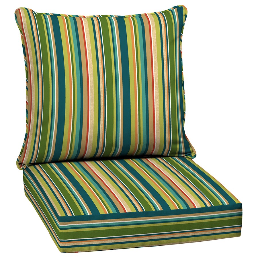 Garden Treasures 2Piece Bloomery Stripe Cushion at