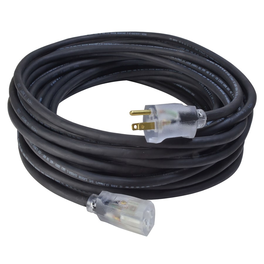 Coleman Cable 50-ft 12-AWG/3 25-Amps General Extension Cord at Lowes.com