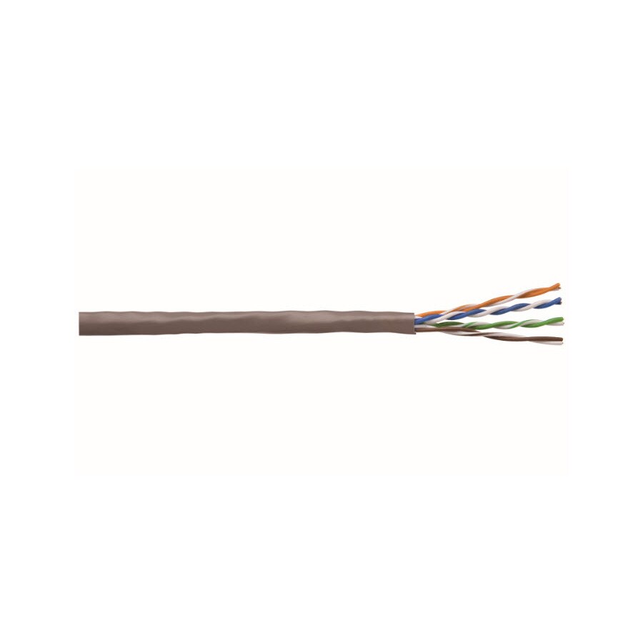 Coleman Cable 250 Ft 24 4 Cat 5e Gray Data Cable At Lowes Com