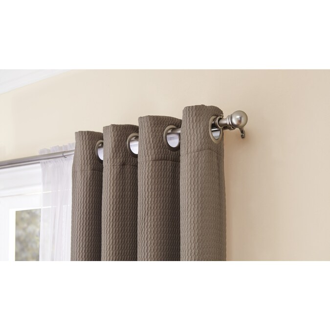 Style Selections 84-in White Polyester Sheer Rod Pocket Single Curtain